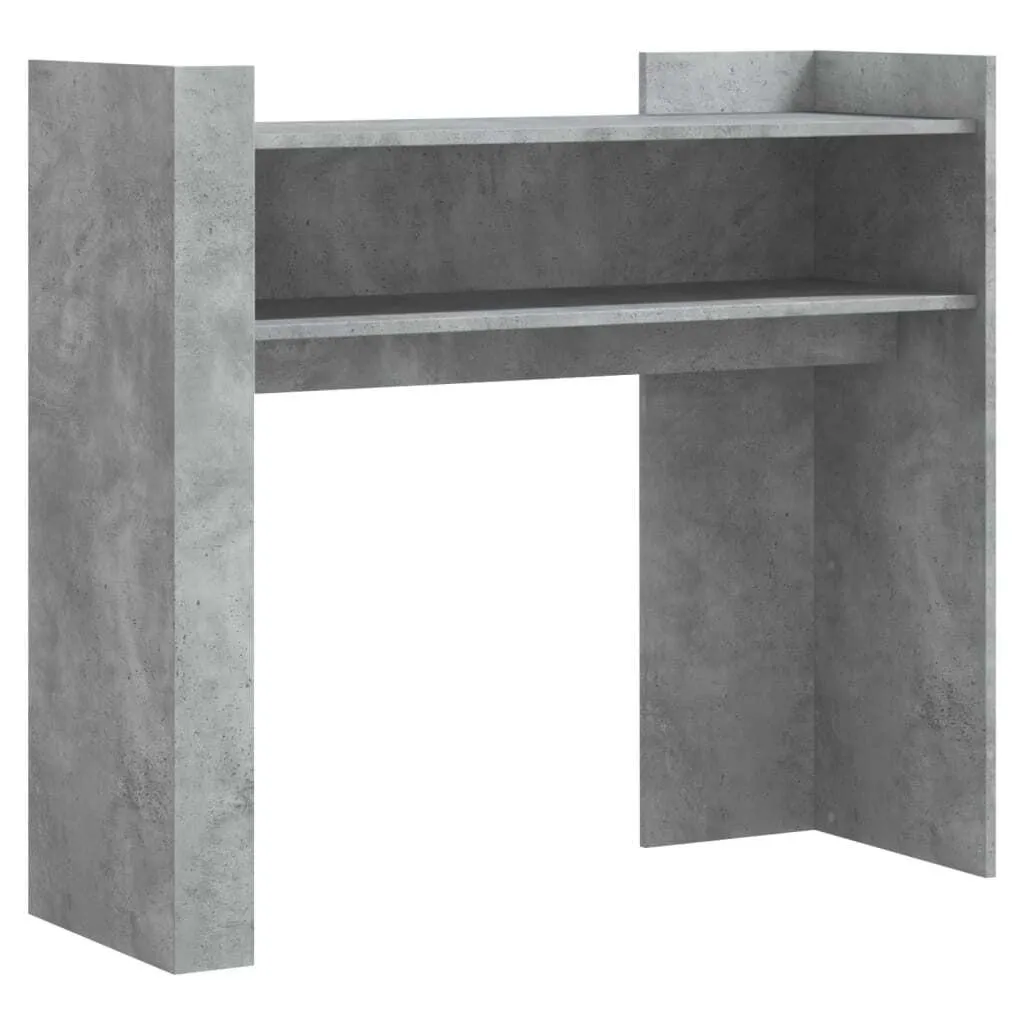 Tavolo Consolle Salvaspazio 100x35x90 Grigio Cemento | Ingresso Moderno