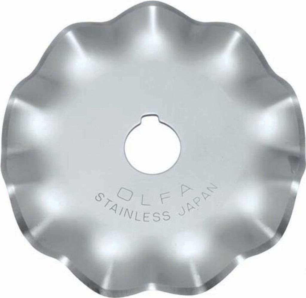 Olfa Ersatzklinge 45mm Wellenschnitt Produktbild 