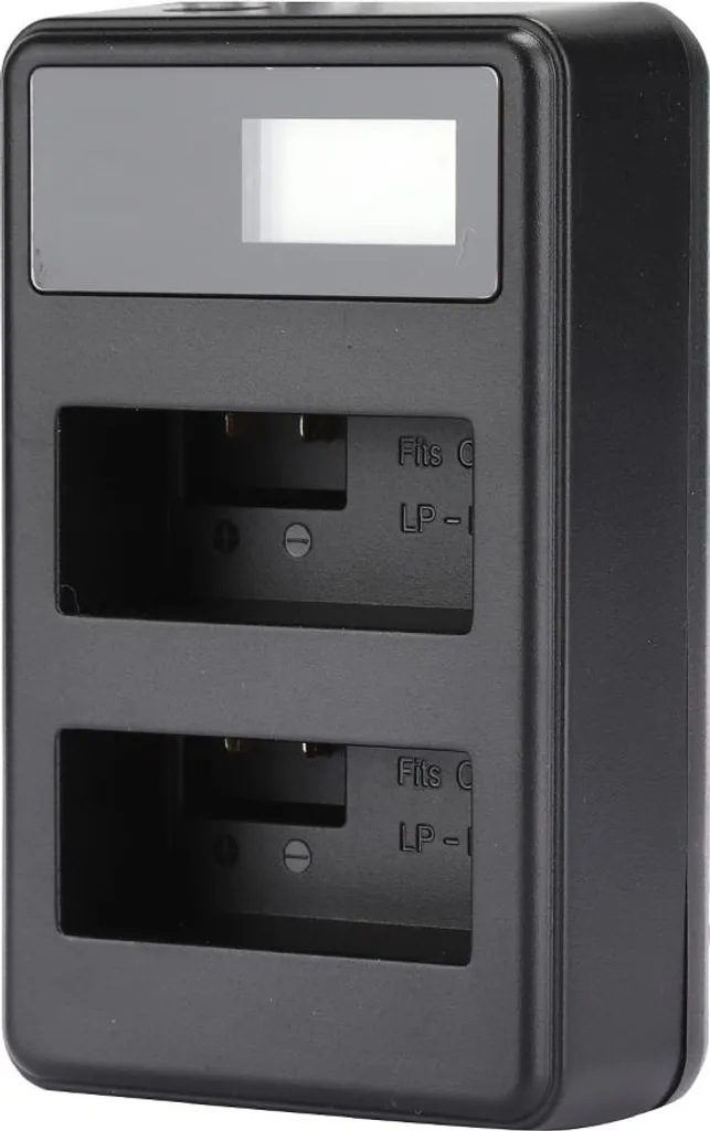 OFFERTA Caricabatterie Canon LP-E8 SEIVI LCD Doppio Slot USB