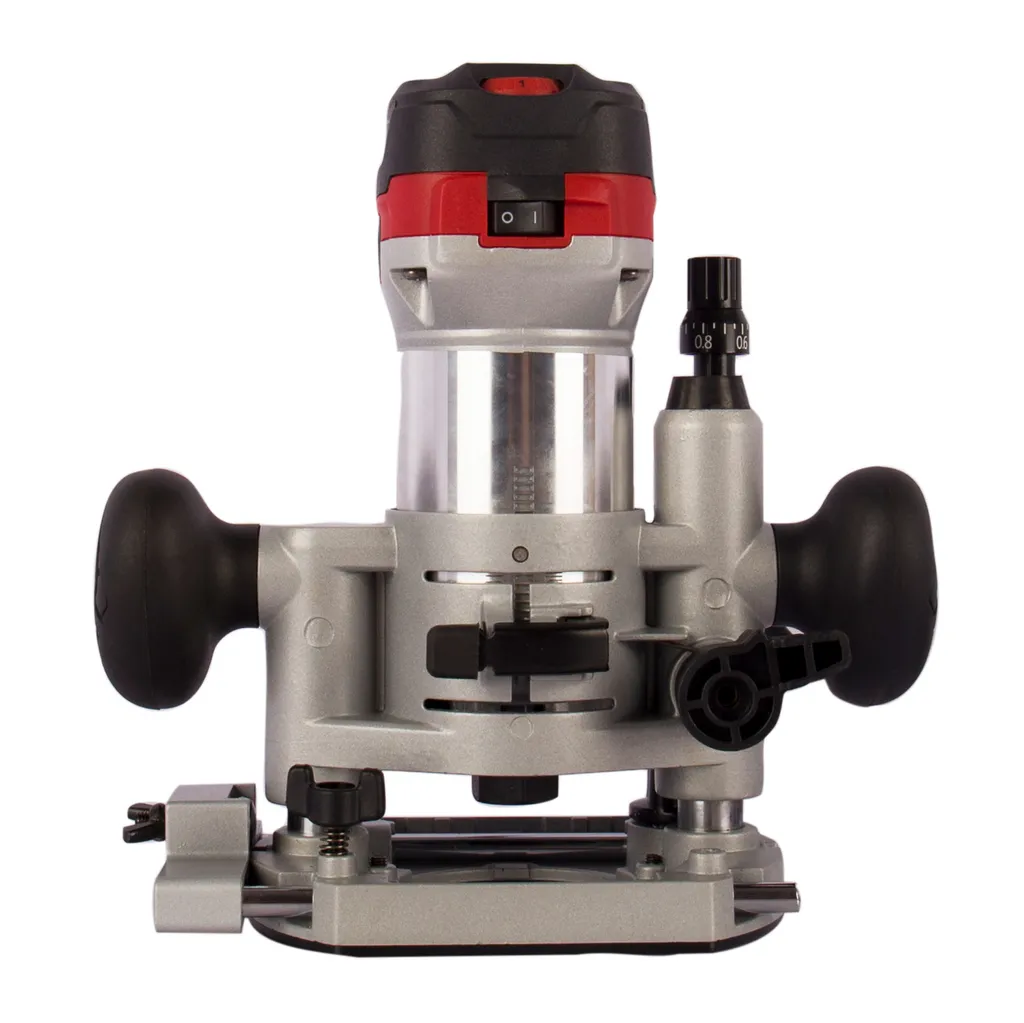 AREBOS Défonceuse Multifonction 710W - Blocage Broche et Base Plongeante - 17