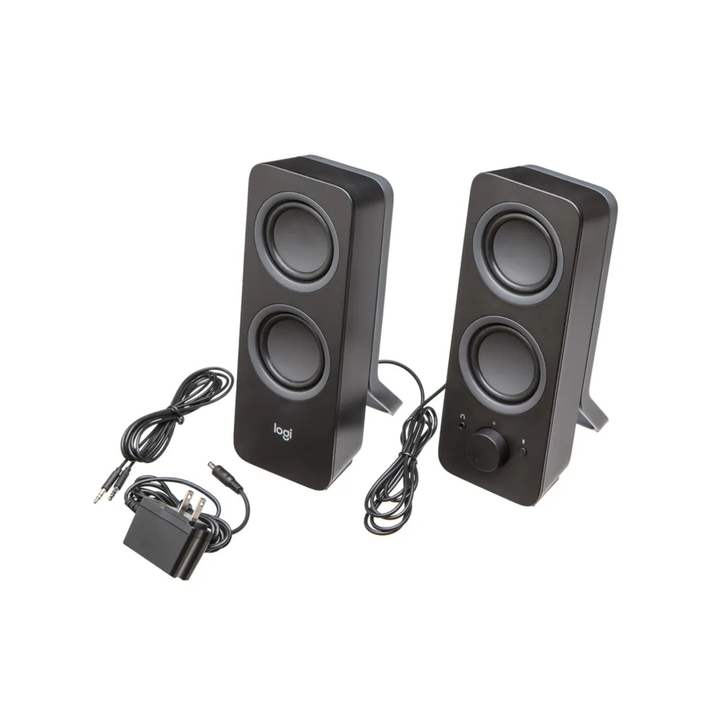 Logitech Z207 Noir Enceintes PC Bluetooth Stéréo Design Compact Bureau