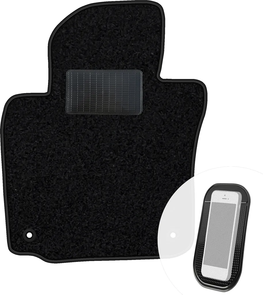 Tappetino Auto Lato Guida VW Golf 5 6 Jetta Scirocco | Velours Nero