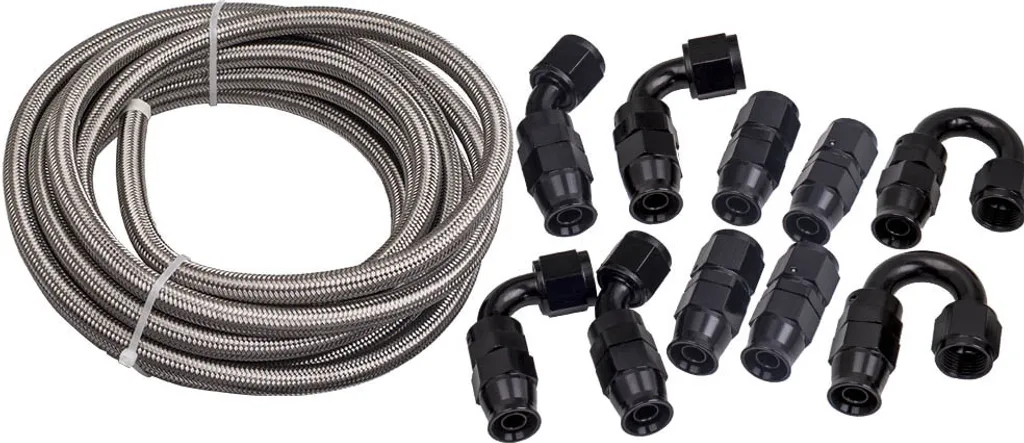 Évitez les Fuites d'Essence avec le Kit Durite AN8 PTFE Inox 6M