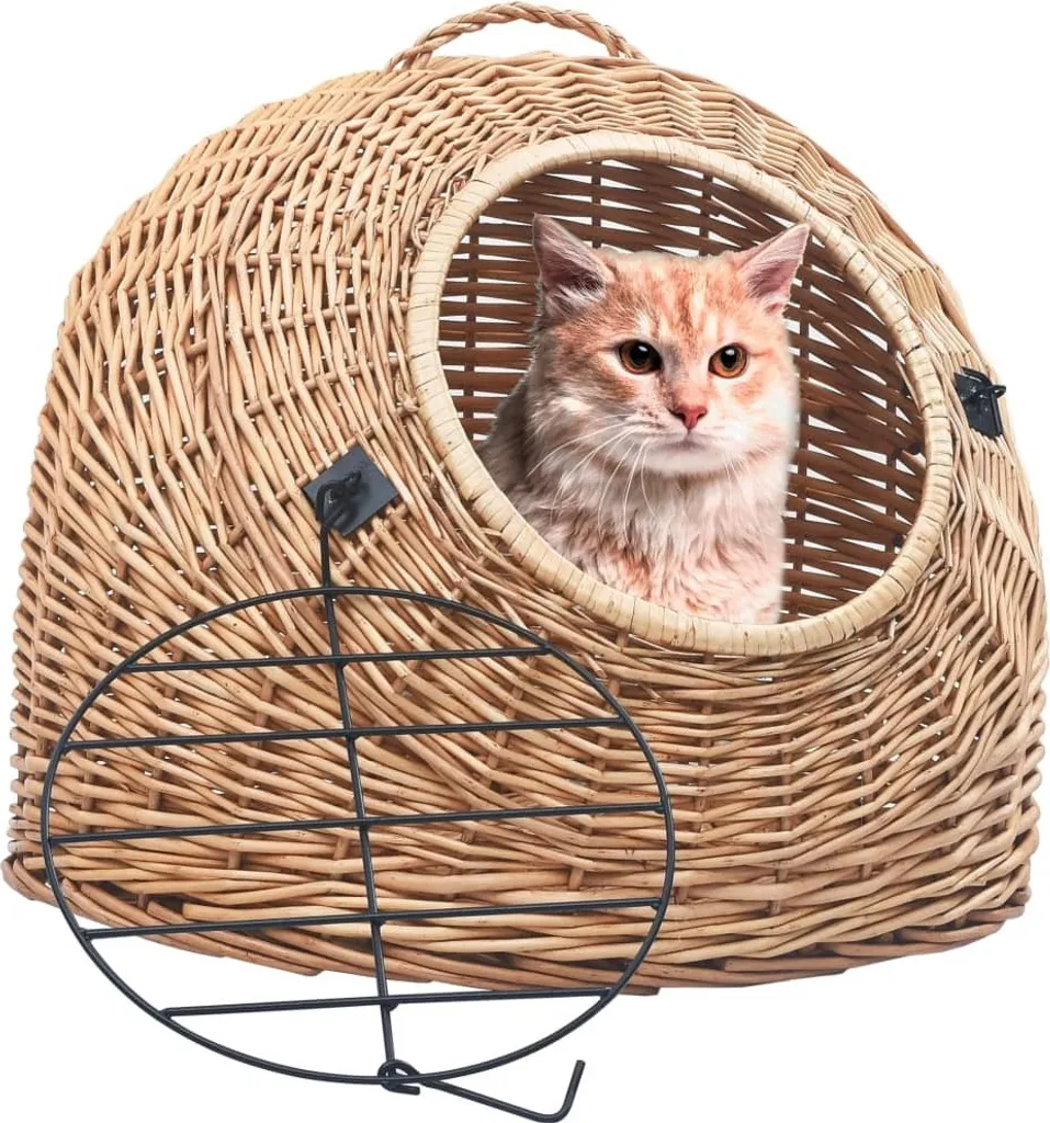 Trasportino Gatto in Vimini 60cm | Il Massimo Comfort per il tuo Micio