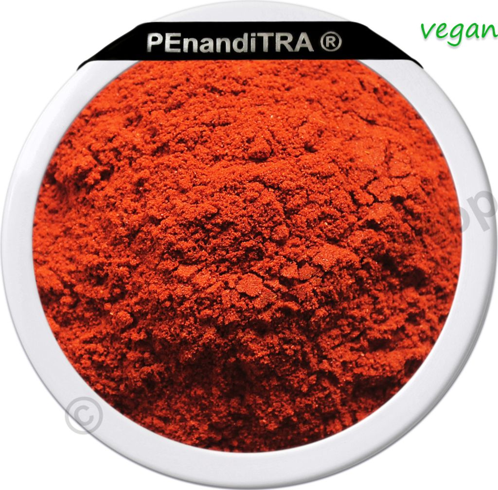 Paprika geräuchert smoked gemahlen Pulver süß - 100 g - VEGAN - PEnandiTRA