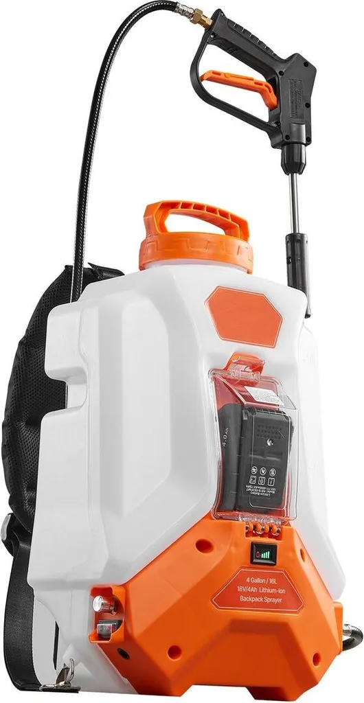 Pulvérisateur jardin à batterie pour traitement pelouse 15L 90 PSI