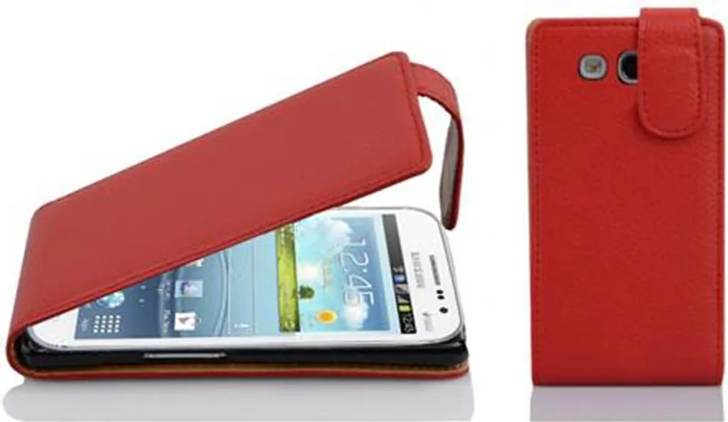 Cover Rossa Samsung Galaxy WIN Cadorabo - Protezione Flip Elegante