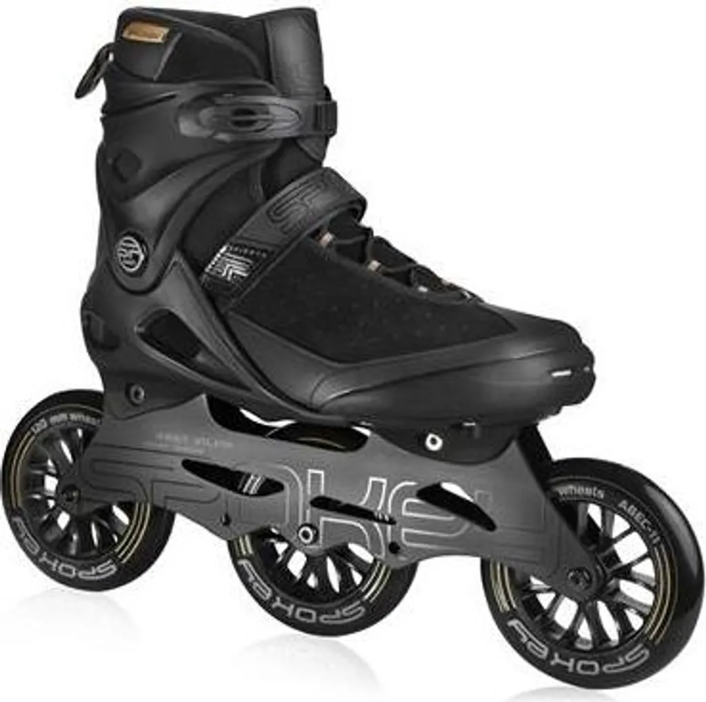 Patins à roulettes pour balade urbaine et fitness cuir noir taille 41