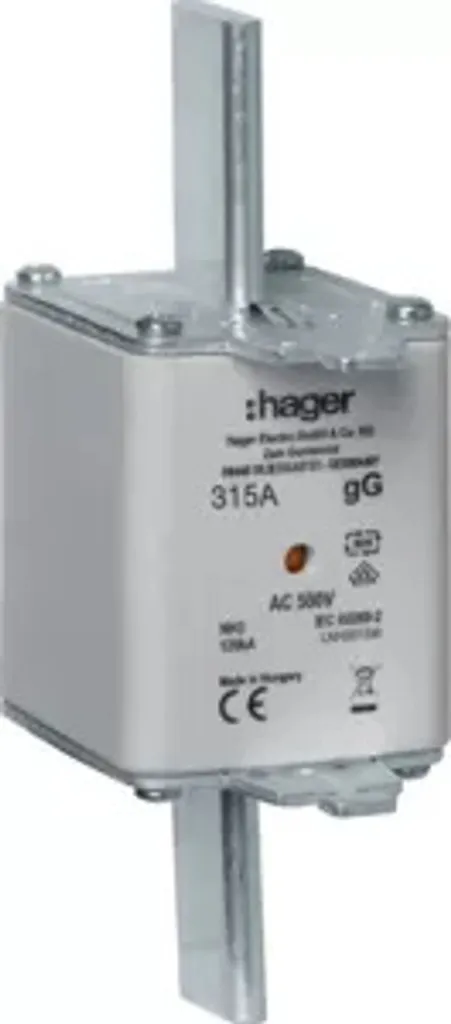 Interrupteur Sectionneur Tripolaire Hager LNH3315M 15A Calibre Moyen