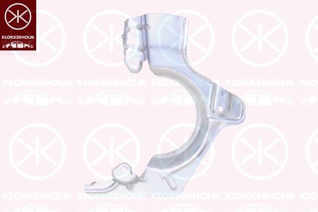 KLOKKERHOLM Spritzblech Bremsscheibe für OPEL Corsa D Schrägheck (S07) Vorne Links 5025375 Ankerblech