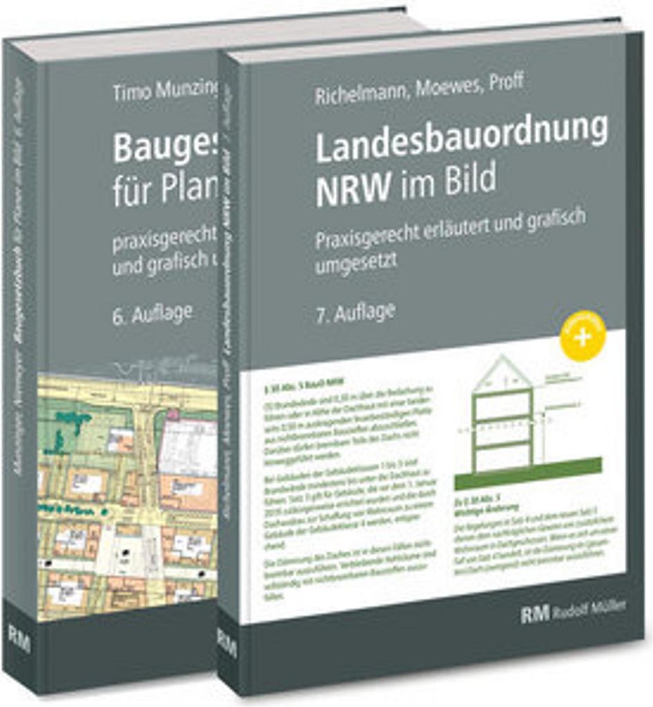 Buchpaket: Baugesetzbuch für Planer im Bild & Landesbauordnung NRW im Bild