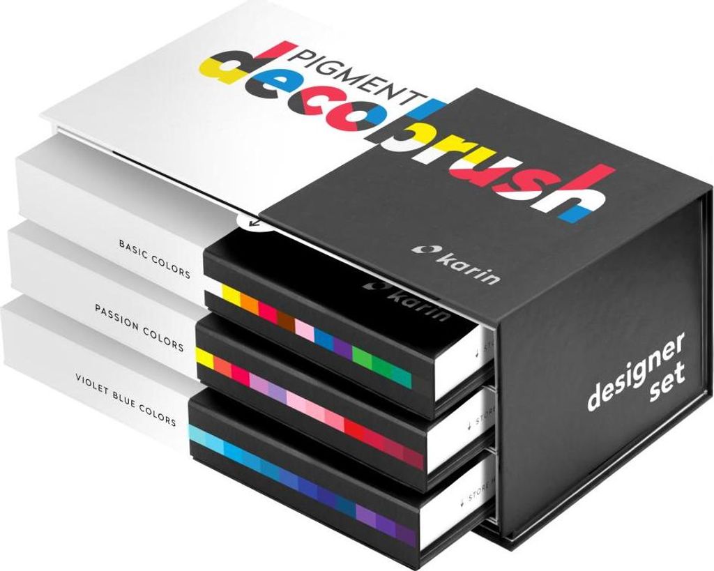 Karin brushmarker pigment set - 36 Stück - Designer Farben