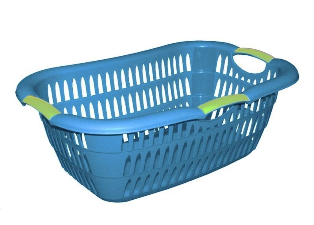 Wäschekorb 59x39x21cm 38L OBLOUK - Varianten- oder Farbmix Produktbild 