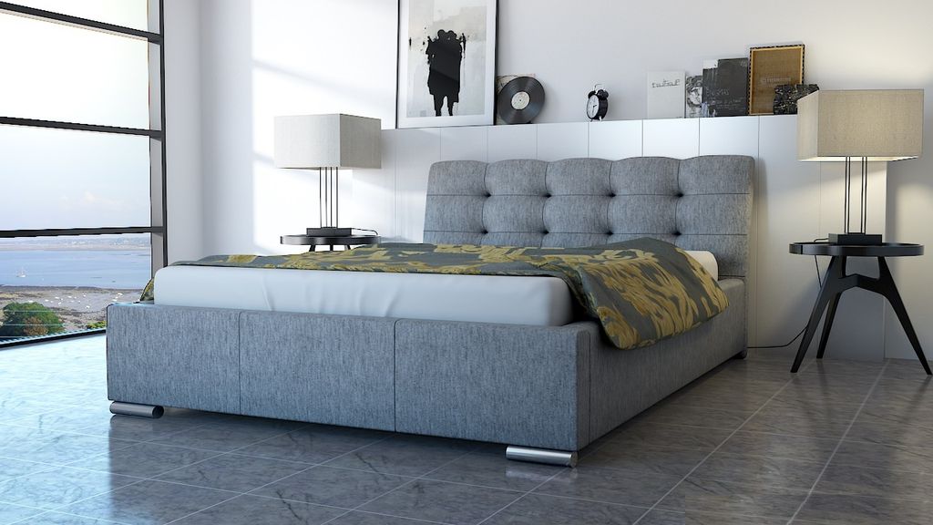Polsterbett Bett Doppelbett ERICO XS 180x200cm inkl.Lattenrost