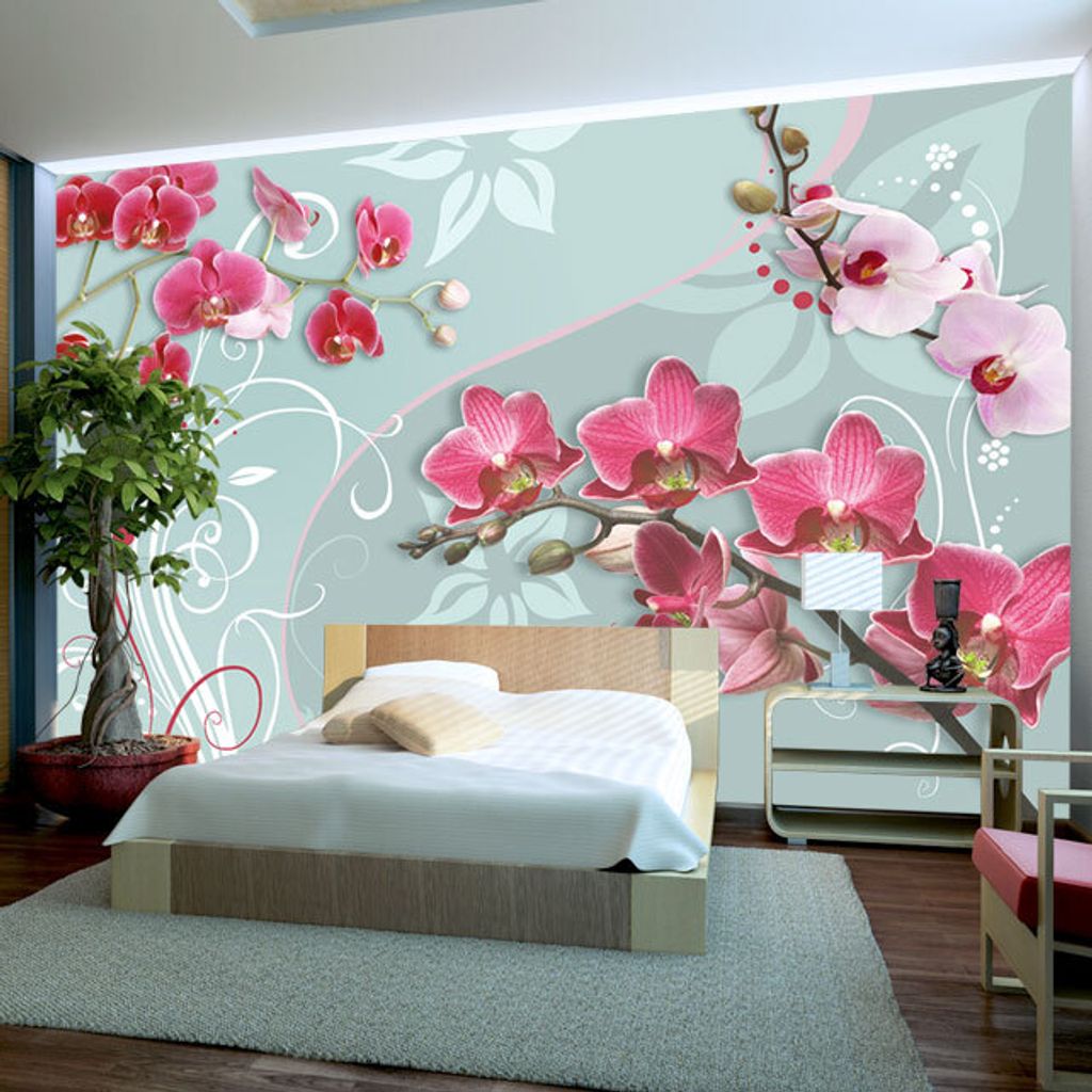 Basera Fototapete Orchideenmotiv 10110906-31, Vliestapete, 200x140 cm