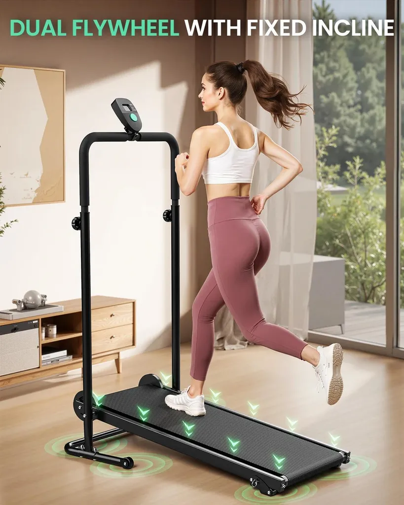 Tapis de course inclinaison réglable RJ401 pliable et surface sécurisée