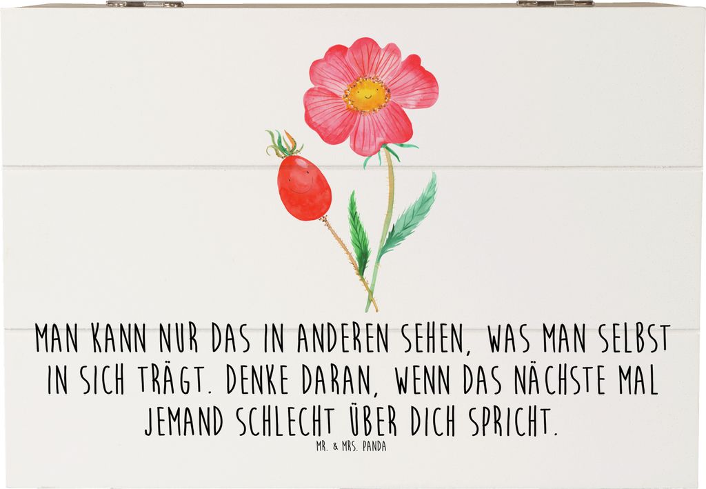 Mr. & Mrs. Panda Box Mobbing bewältigen Spiegelbild 22 x 15 cm - Weiß - Geschenk, Zuversicht, Kritik, schwierige Zeiten, Trost, Vertrauem, Kiste,...