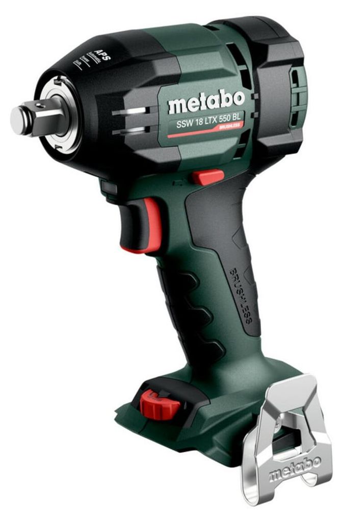 Metabo SSW 18 LTX 550 BL Akku-Schlagschrauber (ohne Akku, Ladegerät, MetaBOX)