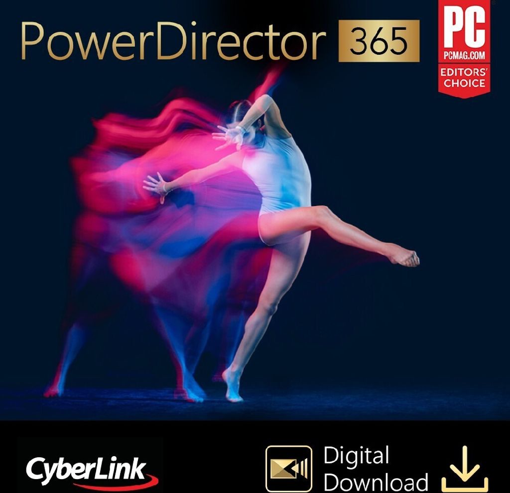 Cyberlink PowerDirector 365 / 1-Jahr / 1 PC / Lizenz per EMail