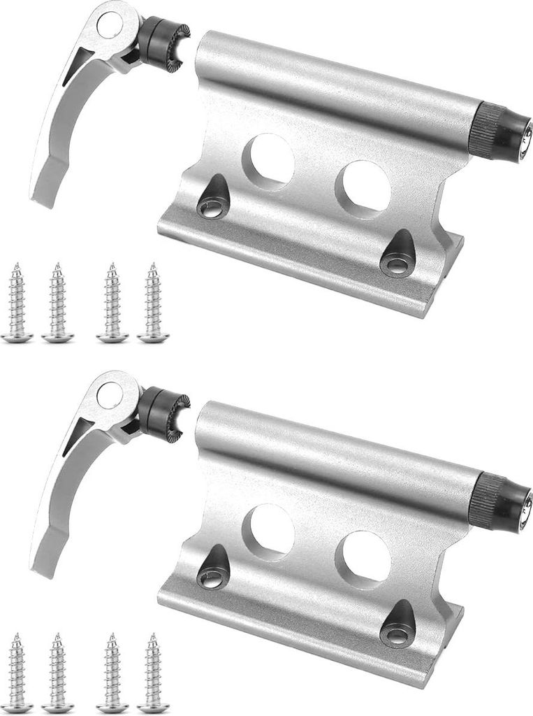 Fahrrad Vordergabel Halterung, Schnellspanner Gepäckträger, Aluminium Fahrradhalterung, Front Gabel Klemme, Auto SUV Fahrradträger 2er Set