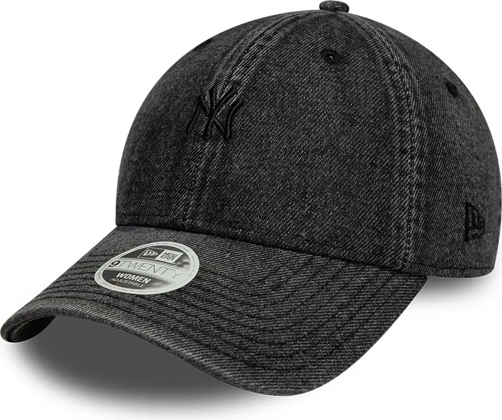 Casquette NY Yankees 9Twenty Washed Denim Noire Effet Vintage Femme