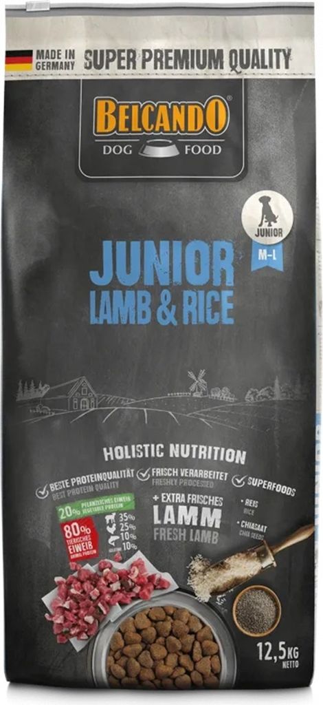BELCANDO Junior Agneau & Riz, 12,5 kg Image du produit 