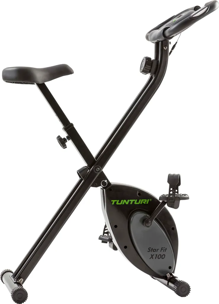 Tunturi Star Fit X100 X-bike avec résistance ajustable et écran LCD noir