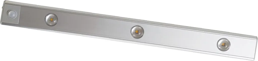 Réglette LED rechargeable sans fil 40cm pour armoire et dressing argent