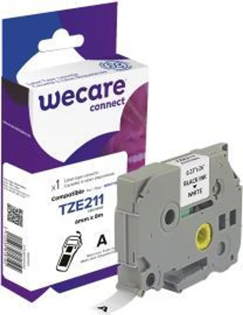 Nastro Etichettatrice 6mm Compatibile Brother P-touch 1000 - Armatura
