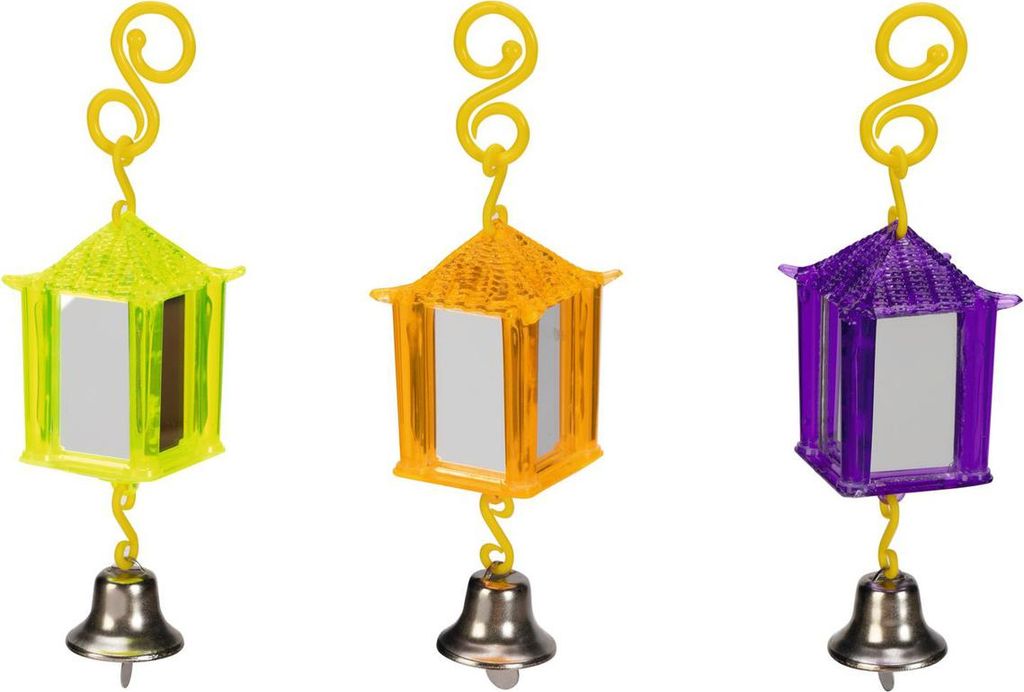 Beeztees Vogelspielzeug Sittich Laterne 10 x 3,5 cm farbl. Produktbild 