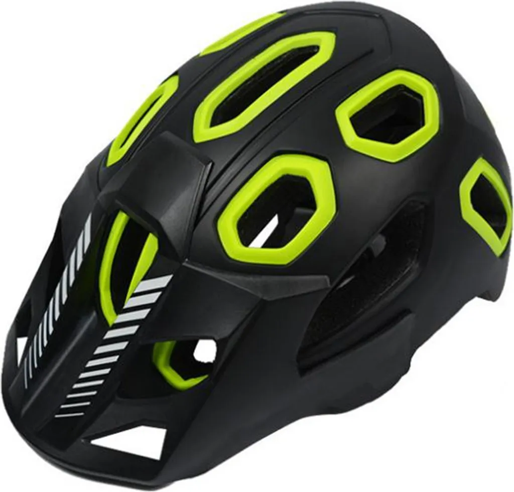 Cappello floscio da bicicletta Casco da mountain bike per donna e uomo verde scuro_ Taglia unica