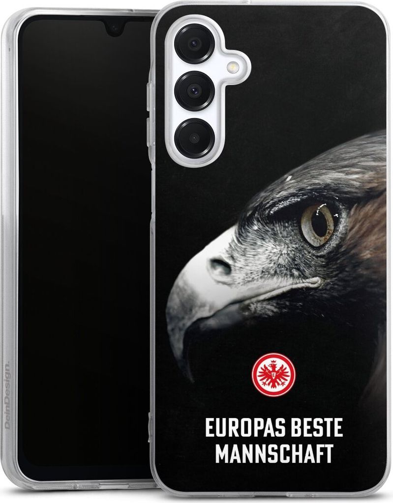 DeinDesign Handyhülle für Samsung Galaxy A16 5G Silikon Hülle Case Smartphone Schutzhülle Europameisterschaft Eintracht Frankfurt Offizielles L...