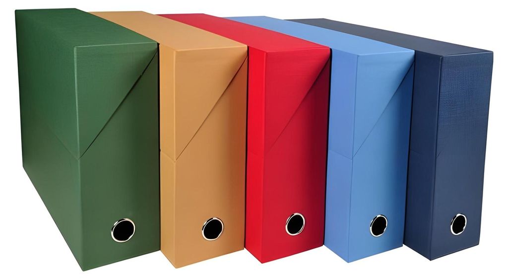 Exacompta EXACOMPTA Archivbox, DIN A4, Karton , 90 mm, grün Produktbild 