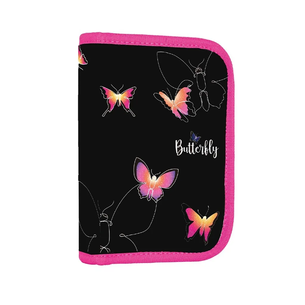 Oxybag Astuccio per matite a 2 lembi, vuoto - OXY NEXT Butterfly