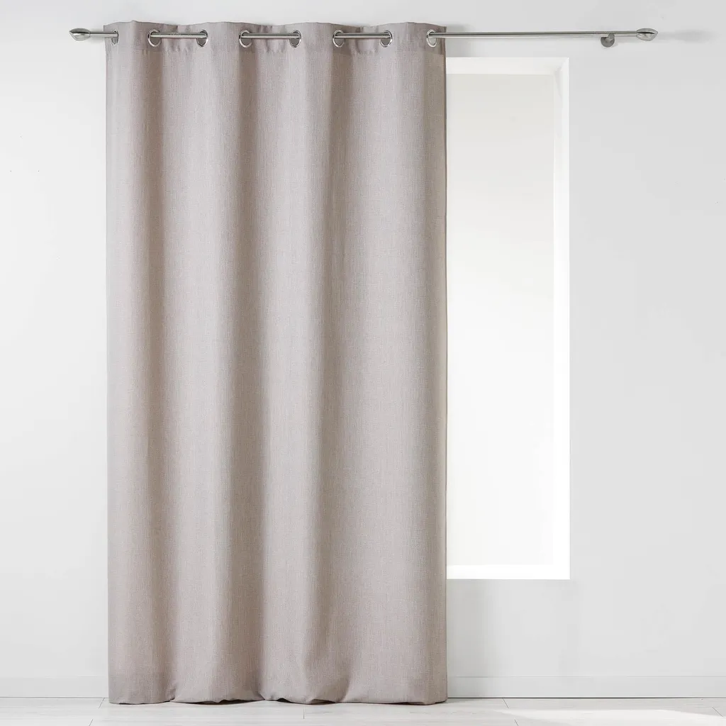 Tenda Blu NEWTON 140x260 cm - Lavabile e Resistente con Passanti