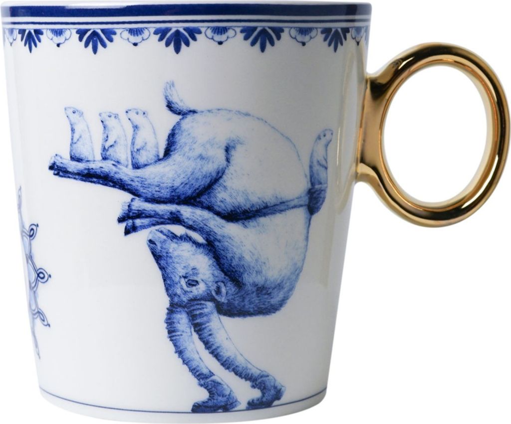 Heinen Delfts Blauw - RH1007 - Tasse, Sternzeichen, Steinbock, Keramik, 300ml