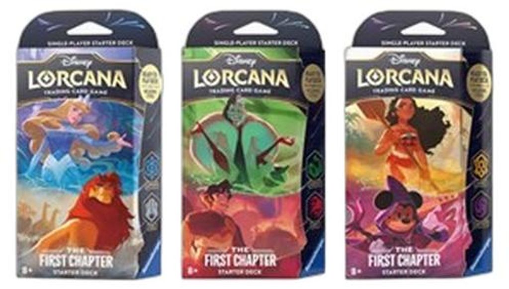 Lorcana The First Chapter: 3 Starter Deck Set Produktbild 