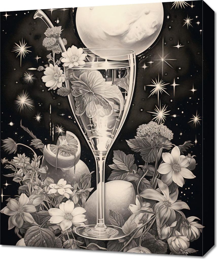 Bild 50x60cm Kosmischer Elixier