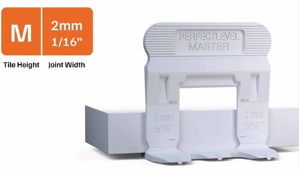 Zuglaschen 250 St. Fuge 2mm T-Lock M Fliesenstärke 8-14mm Nivelliersystem PLM