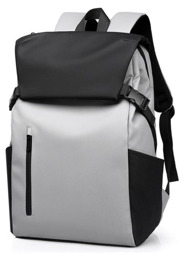 INF Pendler-Rucksack 20-35L PolyurethanPolyester wasserabweisend für 15 inch Laptop Grau
