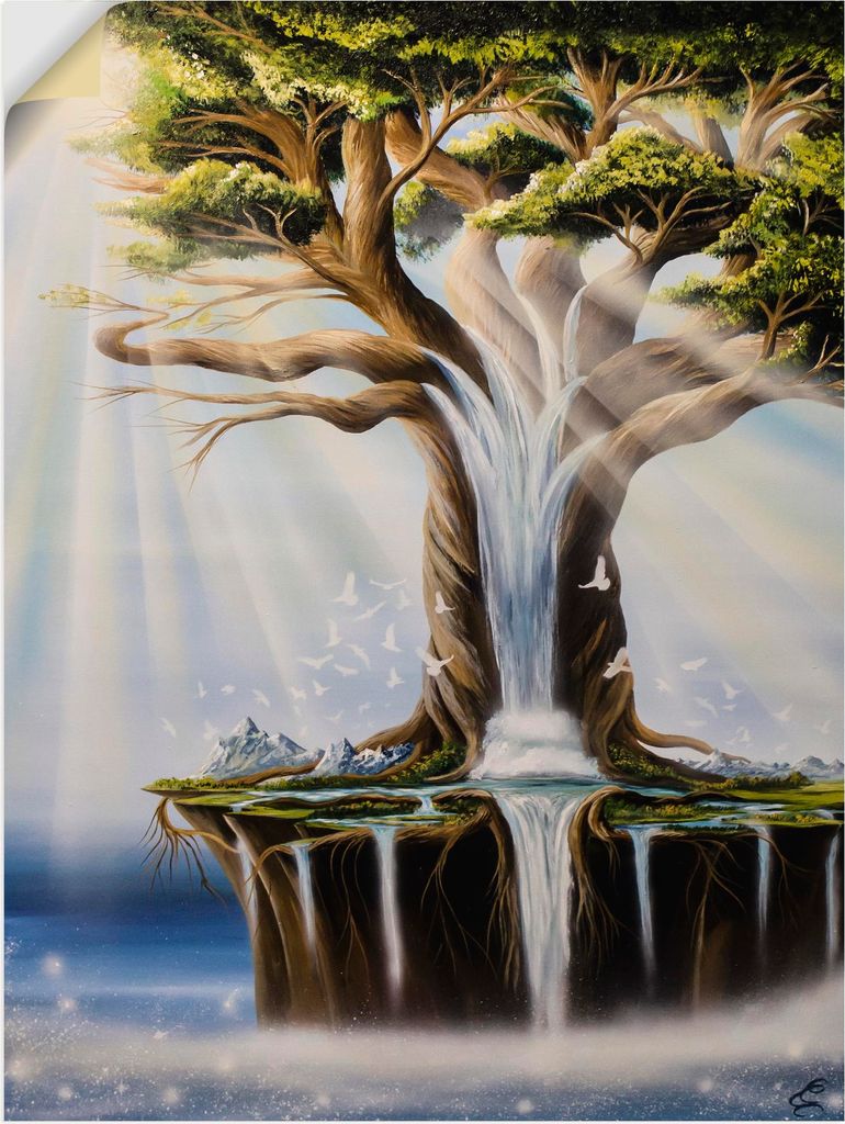ARTland Wandbild, selbstklebend Traumbaumwelt Größe: 45x60 cm