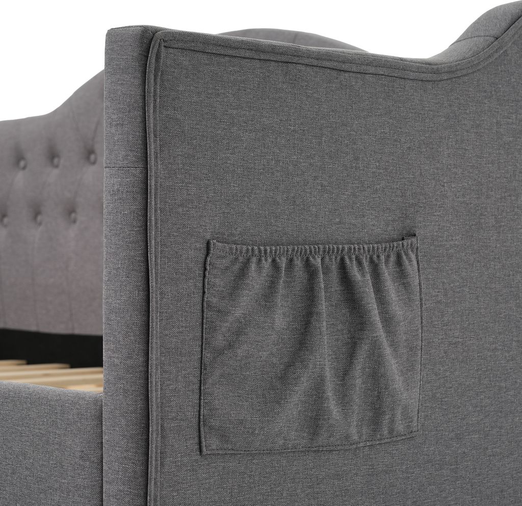 Schlafsofa 90x200 Mit Stauraum - Polsterbett Mit USB-Ladung & Nachtlicht