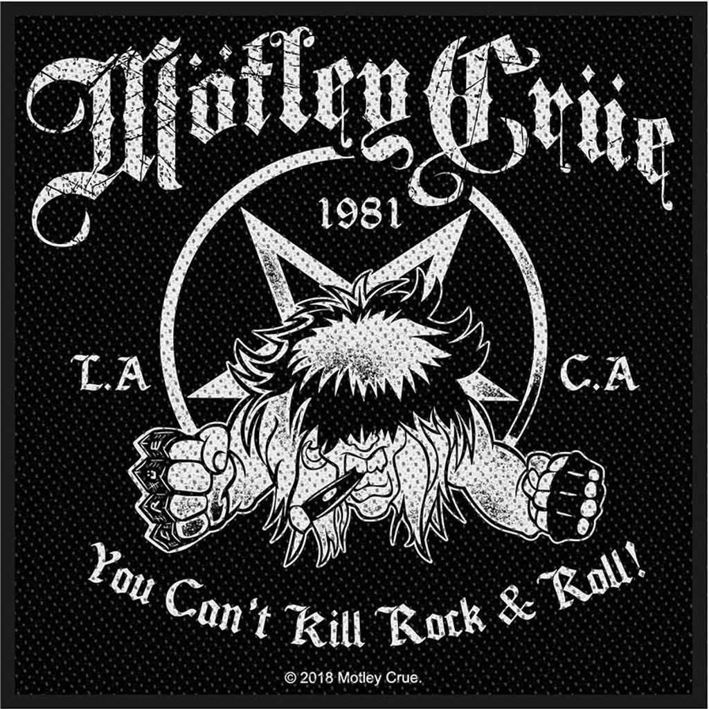 Mötley Crüe You Can't Kill Rock n' Roll Aufnäher zum Aufnähen