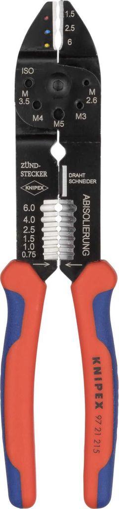 Crimpzange L.230mm 0,5-6 (AWG 20-10) mm² KNIPEX Produktbild 