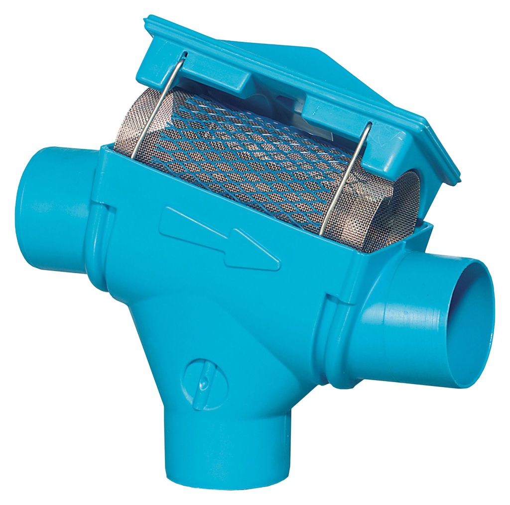 Zisternenfilter PF DN 100 Edelstahlsieb Höhenversatz 66 mm Produktbild 