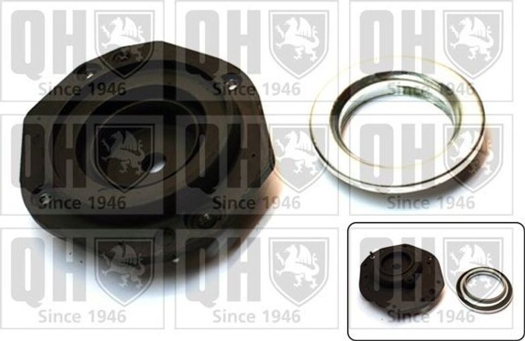 QUINTON HAZELL EMA6021 Reparatursatz Federbeinstützlager passend für PEUGEOT 306 Schrägheck (7A, 7C, N3, N5) 306 Cabriolet (7D, N3, N5) 306 Brea...