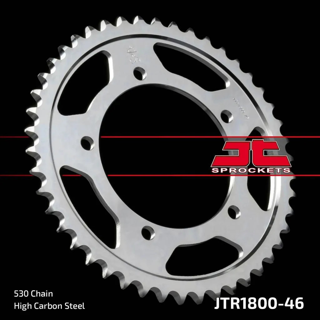 Couronne Kettenrad 46Z 530 SI en Acier Renforcé pour Moto de Route