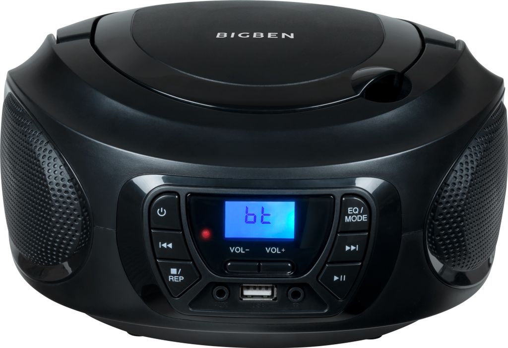 BigBen Kids Tragbares CD/Radio AU387278 USB/BT schwarz Produktbild 