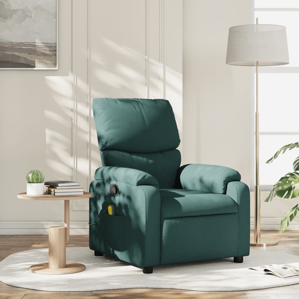 "2026 Promotion" Massagesessel/Loungesessel/TV-Sessel - Dunkelgrün Stoff - Couchsessel CC22703
