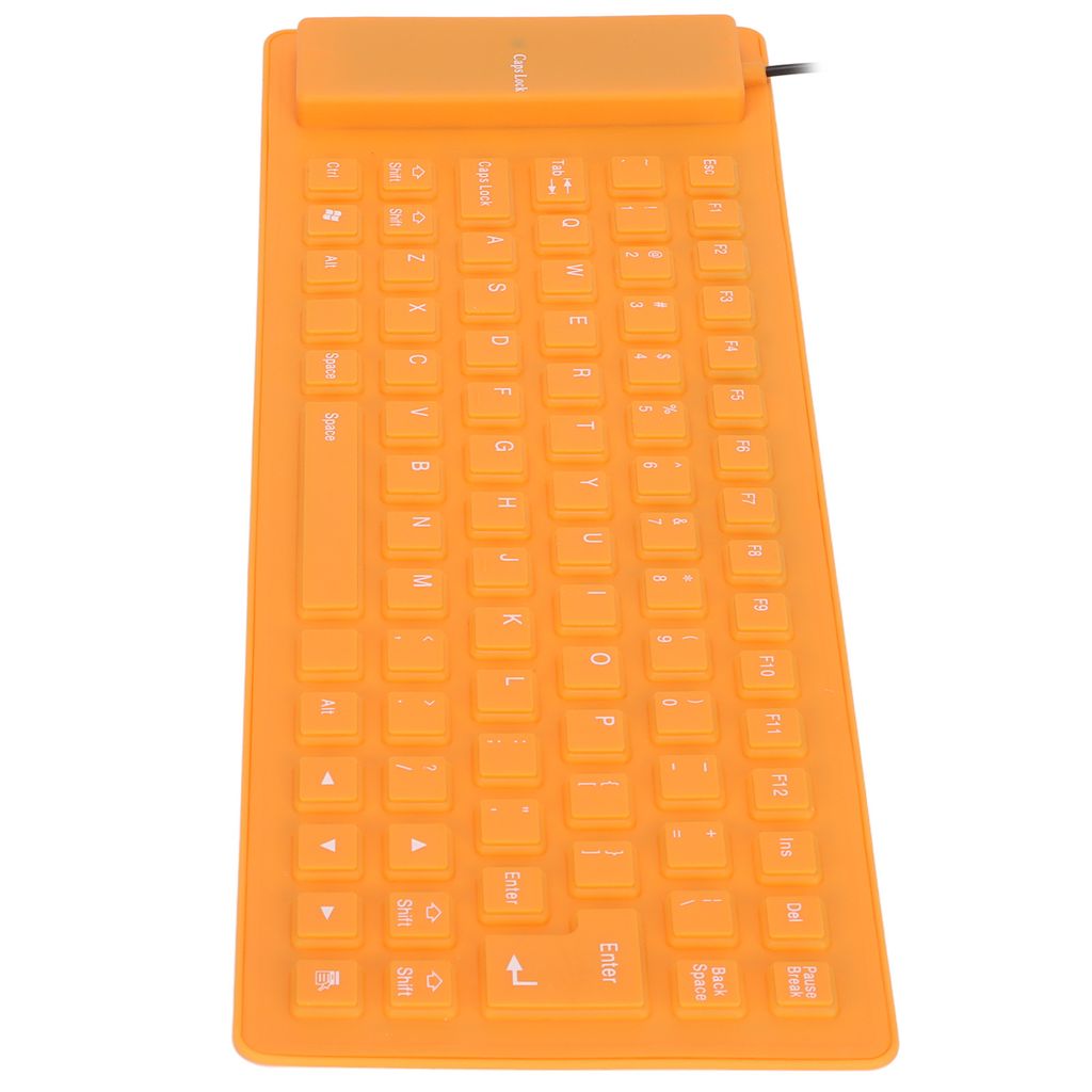 Silikontastatur,Weiche Silikontastatur,USB verkabelte Silikontastatur,Faltbare Silikontastatur,85 Tasten Silikontastatur,Rollbare Tastatur